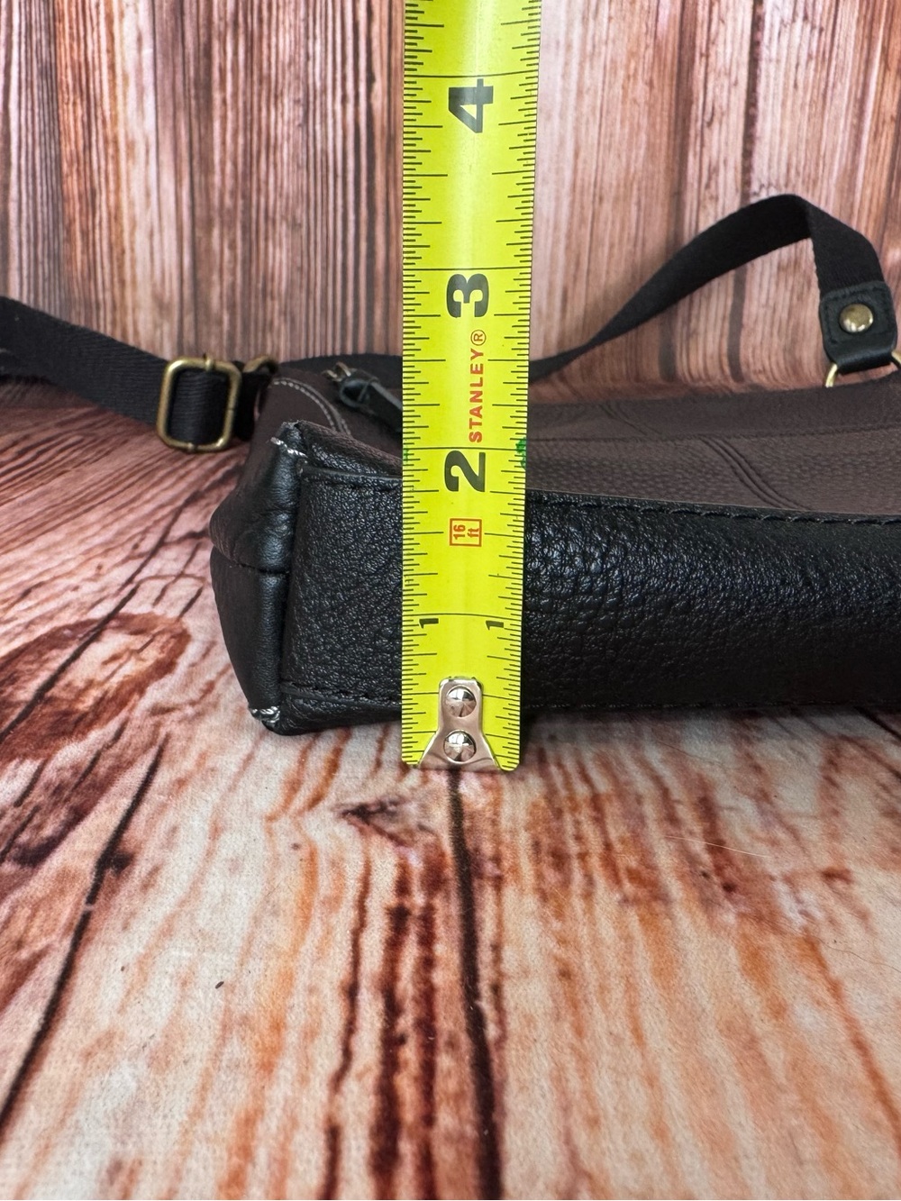 The Sak Black Pebbled Leather Crossbody Bag - Picture 10 of 11